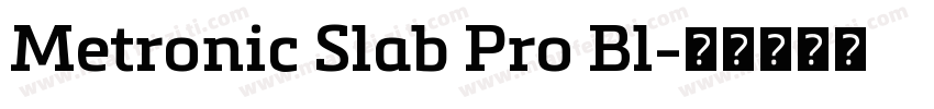 Metronic Slab Pro Bl字体转换